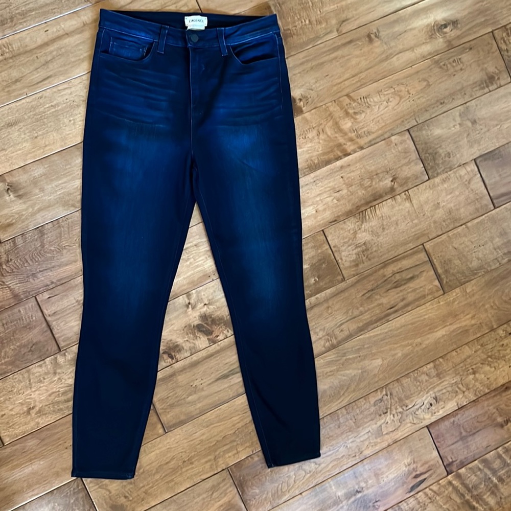 L’ Agence Margot Skinny Cropped Jeans Gem